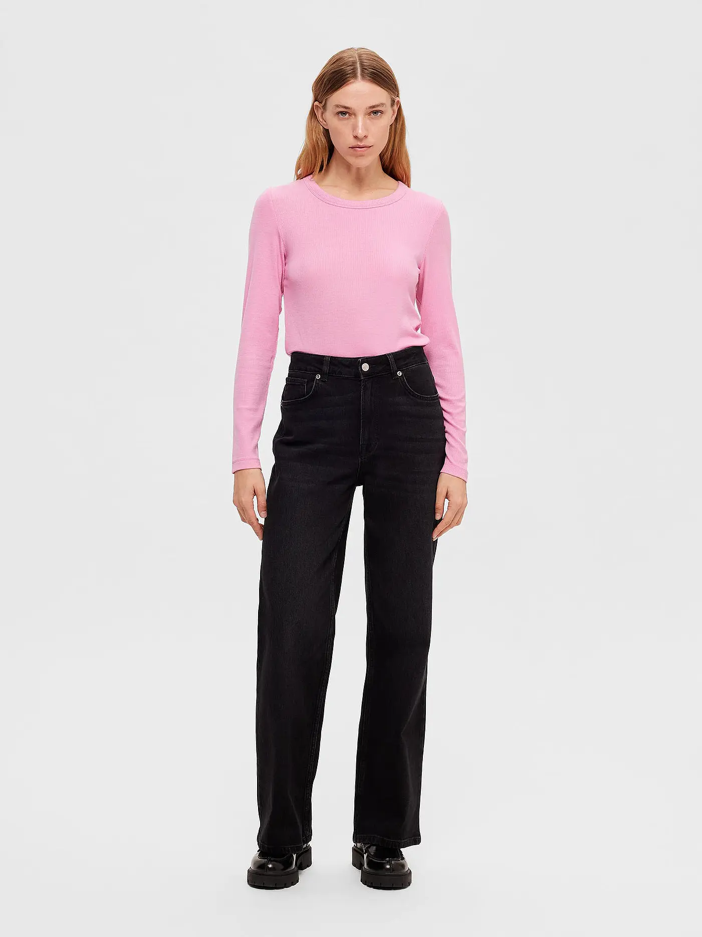 SELECTED FEMME | Langarmshirt SLFDIANNA | rosa
